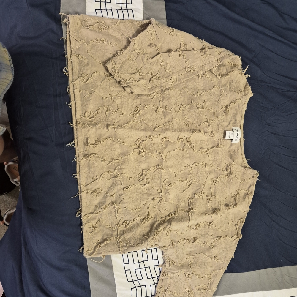 Textured Tan Top